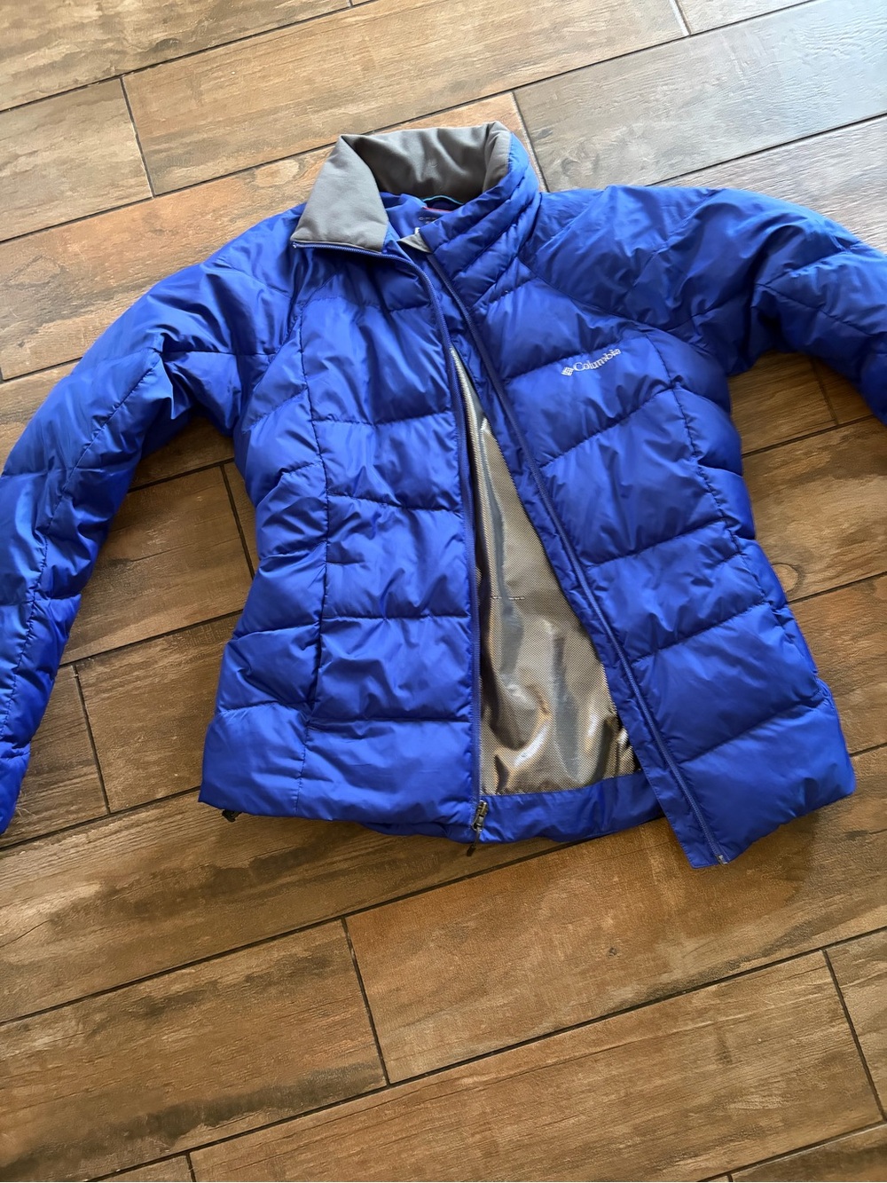 Columbia Blue Puffer Jacket